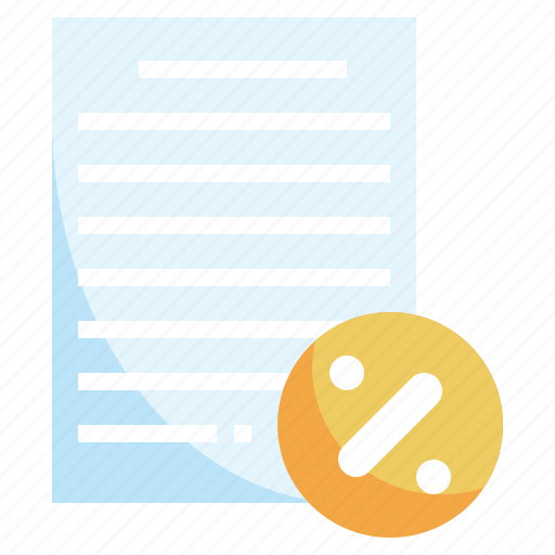 Document, report, percentage, files icon - Download on Iconfinder