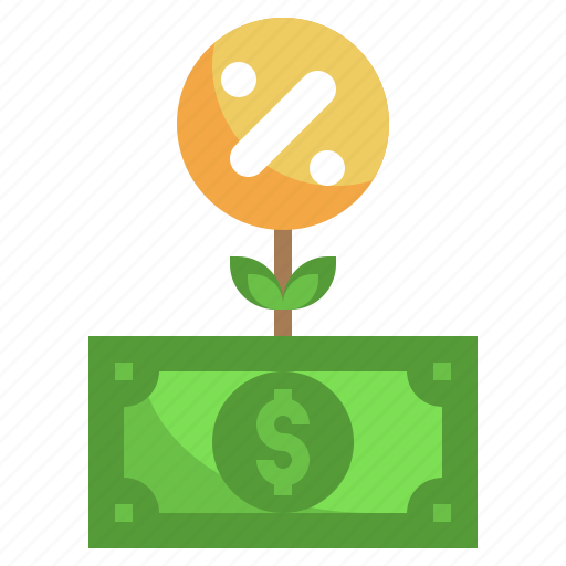 Growth, investment, plant, money icon - Download on Iconfinder