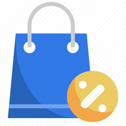Shopping, bag, discount, percentage, sales icon - Download on Iconfinder