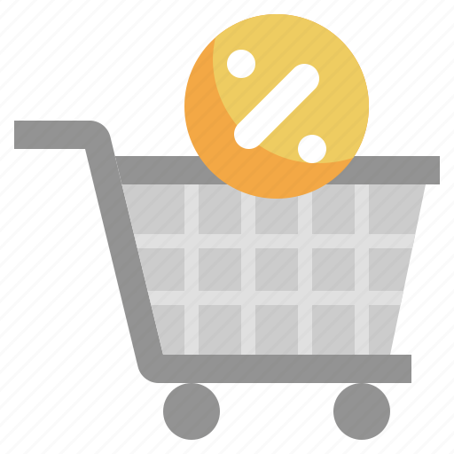 Shopping, cart, discount, sales, percentage icon - Download on Iconfinder