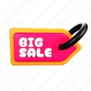 big, sale, discount, banner, promotion, price
