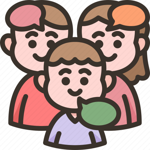Talking, group, discussing, coworker, team icon - Download on Iconfinder