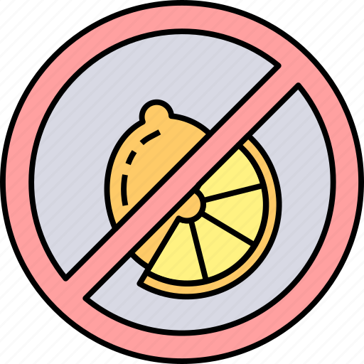 Lemon, lime juice, no citrus, no citrus drinks, orange citrus, sour icon - Download on Iconfinder