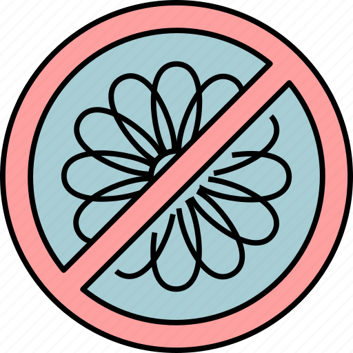 Allergic diseases, flower allergy, plant allergy, pollen allergy, rose allergy, smell allergy icon - Download on Iconfinder