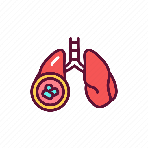 Tuberculosis, lungs, organ icon - Download on Iconfinder