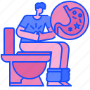 diarrhea, toilet, stomach, pain, diarrhoea, constipation, symptom