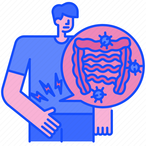 Enteritis, intestine, digestive, gastrointestinal, colon, bowel, disease icon - Download on Iconfinder