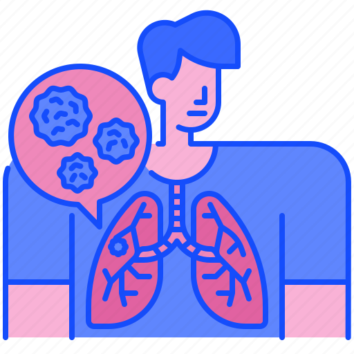 Lung, cancer, disease, medica, respiratory, illness icon - Download on Iconfinder