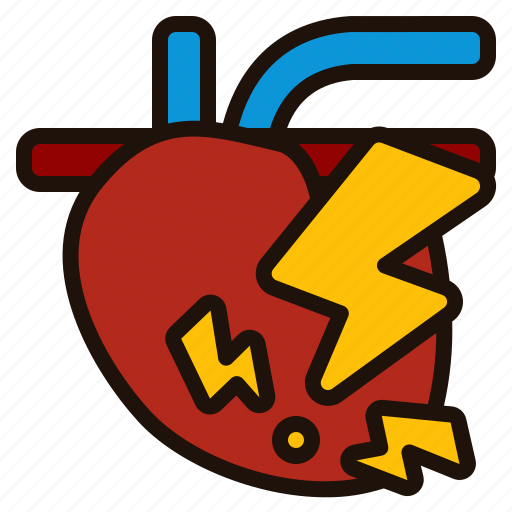 Heart, attack, organ, illness, health, disease icon - Download on Iconfinder