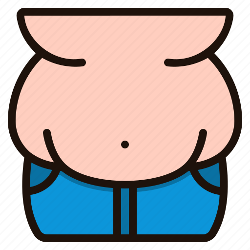 Obesity, obese, fat, overweight, belly, weight, disease icon - Download on Iconfinder
