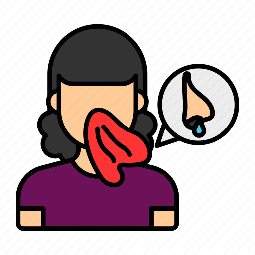 Cold, flu, illness, influenza, sneezing, nose bleeding, temperature icon - Download on Iconfinder