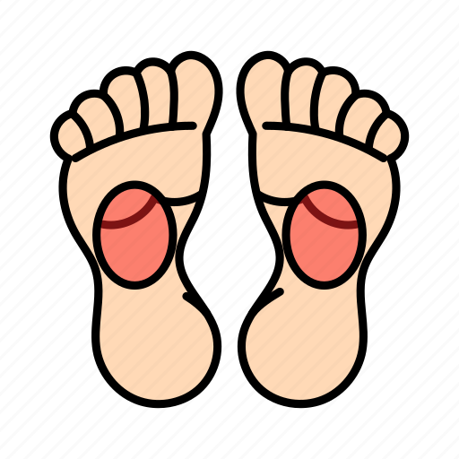 Foot injury, foot pain, sprain, hurt, foot fracture, hurt foot, pain icon - Download on Iconfinder