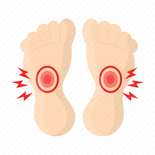 Foot injury, foot pain, sprain, hurt, foot fracture, hurt foot, pain icon - Download on Iconfinder