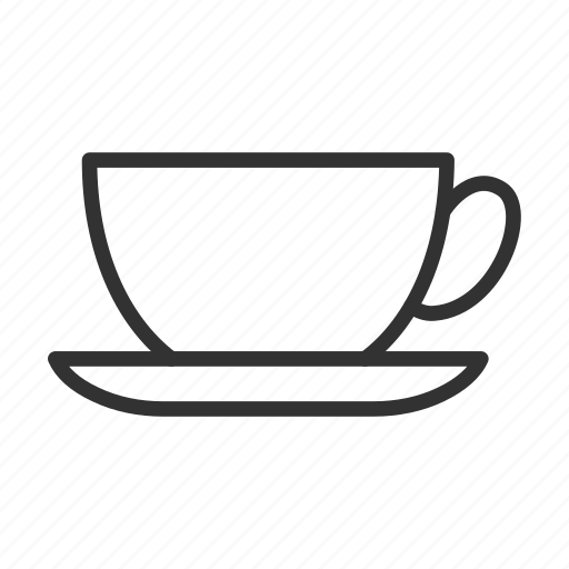 Cup, dishes, drink, coffee, beverage, plate icon - Download on Iconfinder