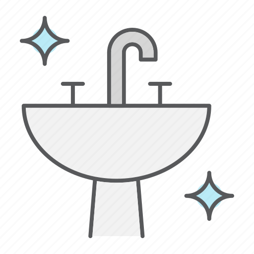 Bathroom, clean, disinfection, hygiene, sink, washbasin icon - Download on Iconfinder