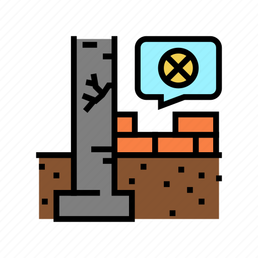 Heavy, below, grade, foundations, dismantling, construction icon - Download on Iconfinder