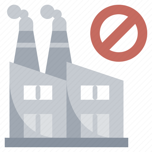 Factory, industry, forbidden, building, out icon - Download on Iconfinder