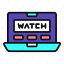watchlist, online streaming video, laptop