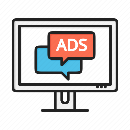 Ad, ads, advertising, monitor icon - Download on Iconfinder