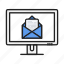 email, envelope, letter, mail, message, messages 