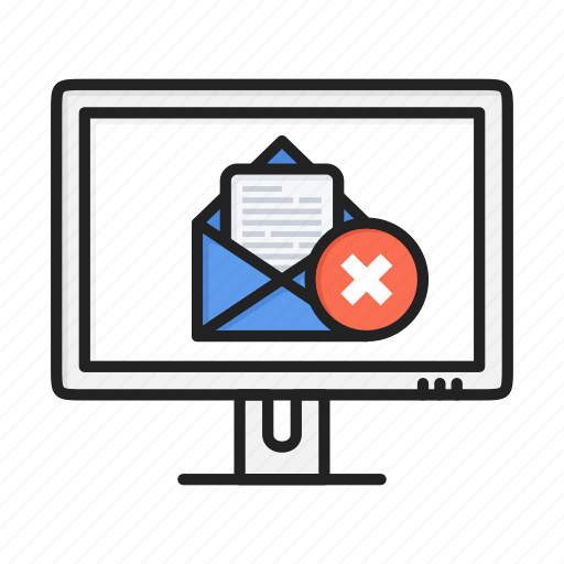 Delete, email, letter, mail, message, spam, trash icon - Download on Iconfinder