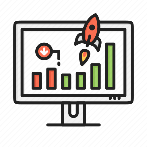 Business, chart, growth, report, rocket, startup, top icon - Download on Iconfinder