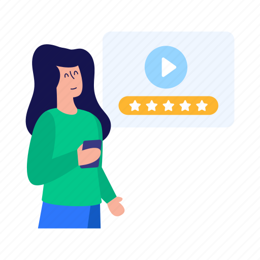 Reviews, ratings, feedback, rankings, online feedback illustration - Download on Iconfinder