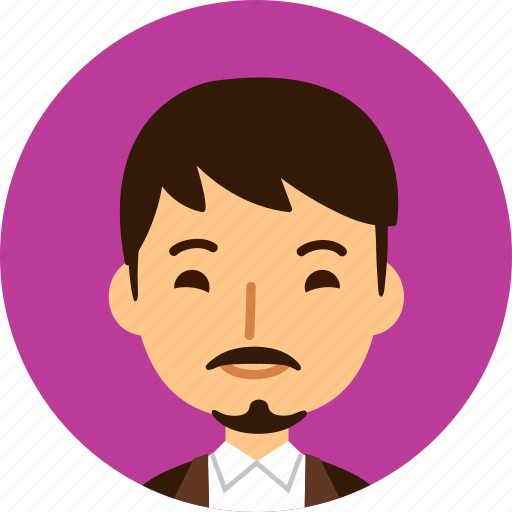 Man, avatar, face, male, asian, japanese, beard icon - Download on Iconfinder