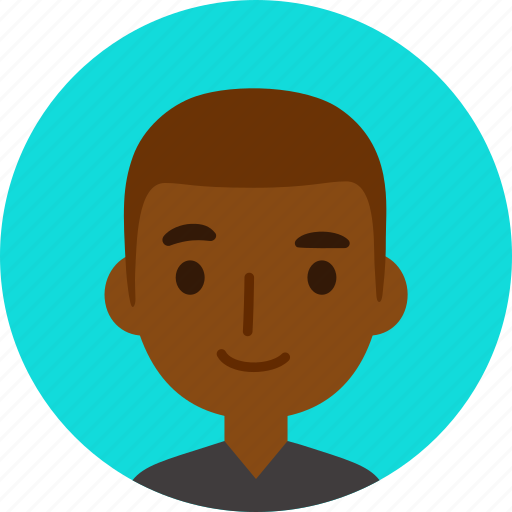 Man, avatar, face, male, black, profile, person icon - Download on Iconfinder