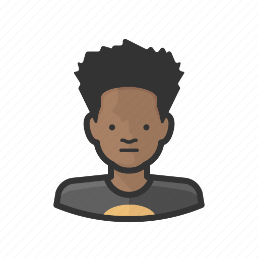 African, afro, boy, young icon - Download on Iconfinder