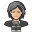 asian, avatar, female, photographer, user, woman 