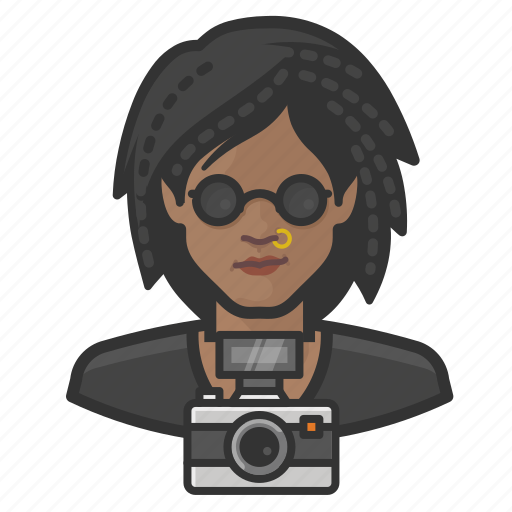 Avatar, female, photographer, user, woman icon - Download on Iconfinder