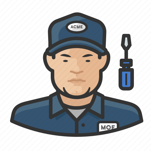 Asian, avatar, male, man, repair, technician, user icon - Download on Iconfinder