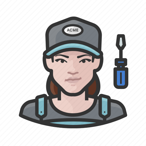 Avatar, female, repair, technician, user, woman icon - Download on Iconfinder