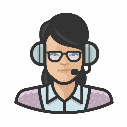 Announcer, asian, avatar, female, user, woman icon - Download on Iconfinder
