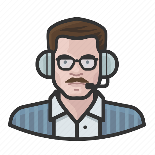 Announcer, avatar, male, man, user icon - Download on Iconfinder