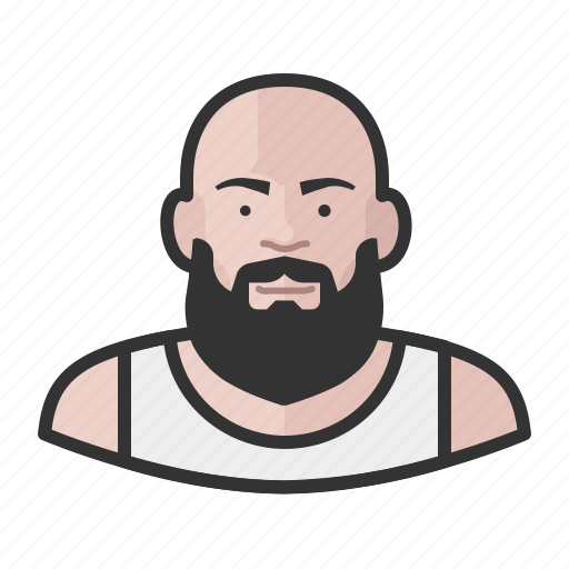 Avatar, beard, man, user, wifebeater icon - Download on Iconfinder