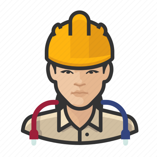 Asian, avatar, construction, hardhat, technician, user, woman icon - Download on Iconfinder