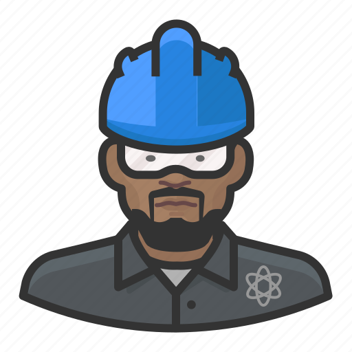 Avatar, construction, hardhat, man, nuclear, technician, user icon - Download on Iconfinder