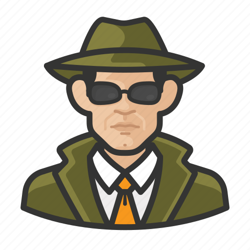Asian, investigator, male, private icon - Download on Iconfinder