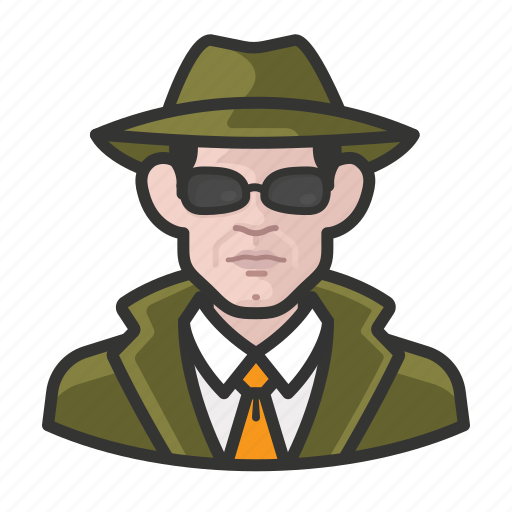 Avatar, investigator, male, private investigator, spy, user icon - Download on Iconfinder