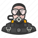 avatar, man, scuba, scuba diving, user