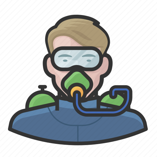 Avatar, male, man, scuba, scuba diving, user icon - Download on Iconfinder