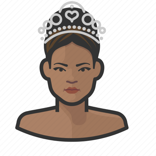 Avatar, pageant, princess, tiara, user, woman icon - Download on Iconfinder