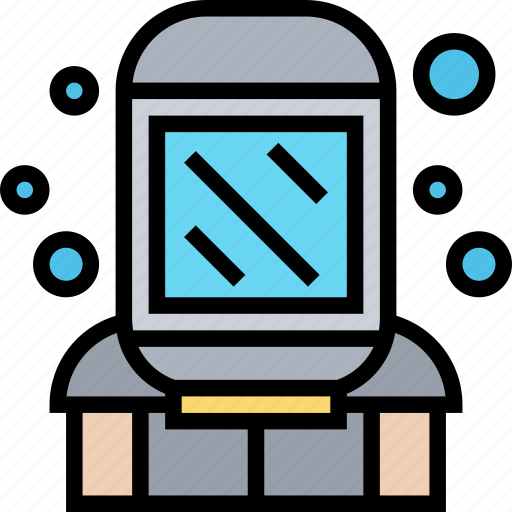 Diving, helmet, pressure, headgear, protective icon - Download on Iconfinder
