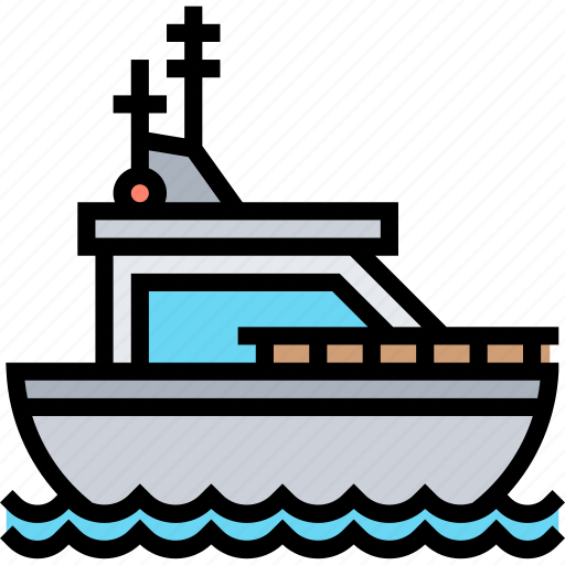 Yacht, boat, cruise, sea, travel icon - Download on Iconfinder
