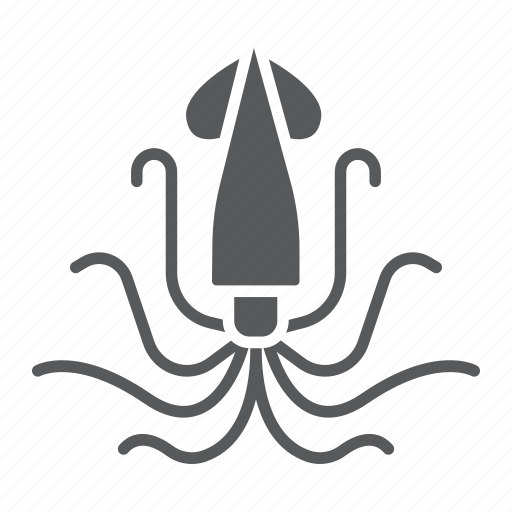 Animal, aquatic, nature, ocen, sea, squid, underwater icon - Download on Iconfinder