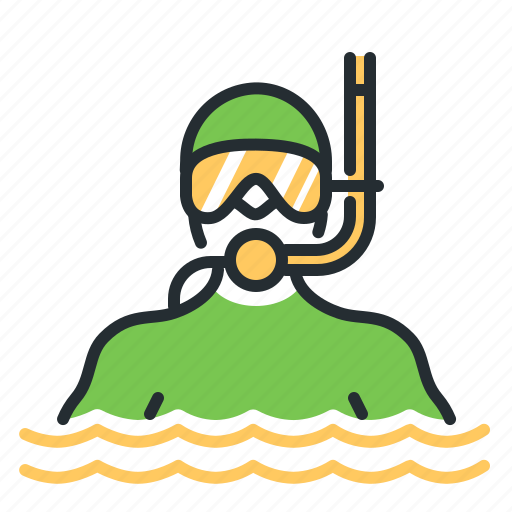 Diver, diving, person, scuba icon - Download on Iconfinder