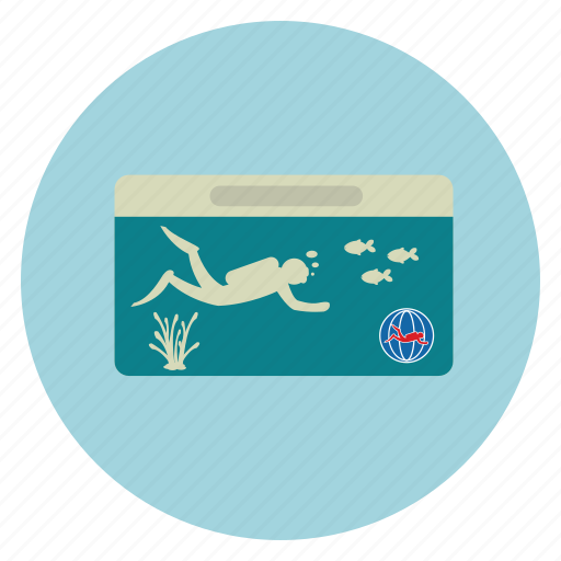 Dive, diver, id, pass, qualification icon - Download on Iconfinder