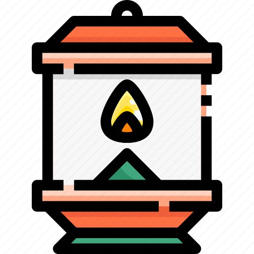 Candle, candlelamp, candlestick, flame, interior, lamp icon - Download on Iconfinder